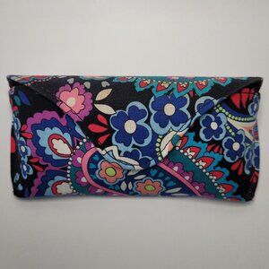 Vera Bradley Eyeglass Hard Case Multi-Color Floral Haymarket Paisley Print